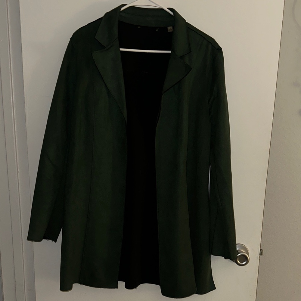 Elegant Green Women's Coat